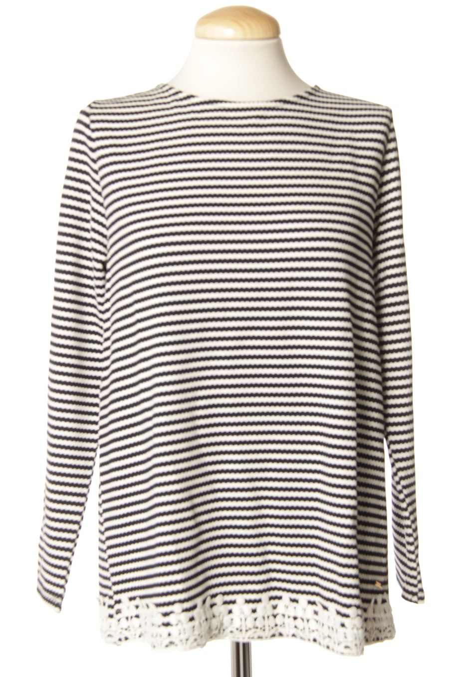 Blouse à manches longues Milano de la taille L, de couleur rayures
