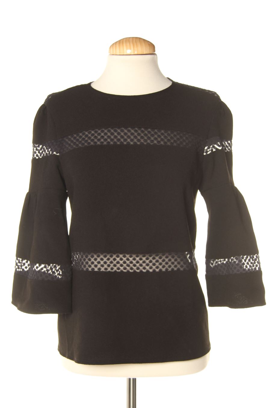 Blouse à manches longues Maje de la taille S, de couleur noir