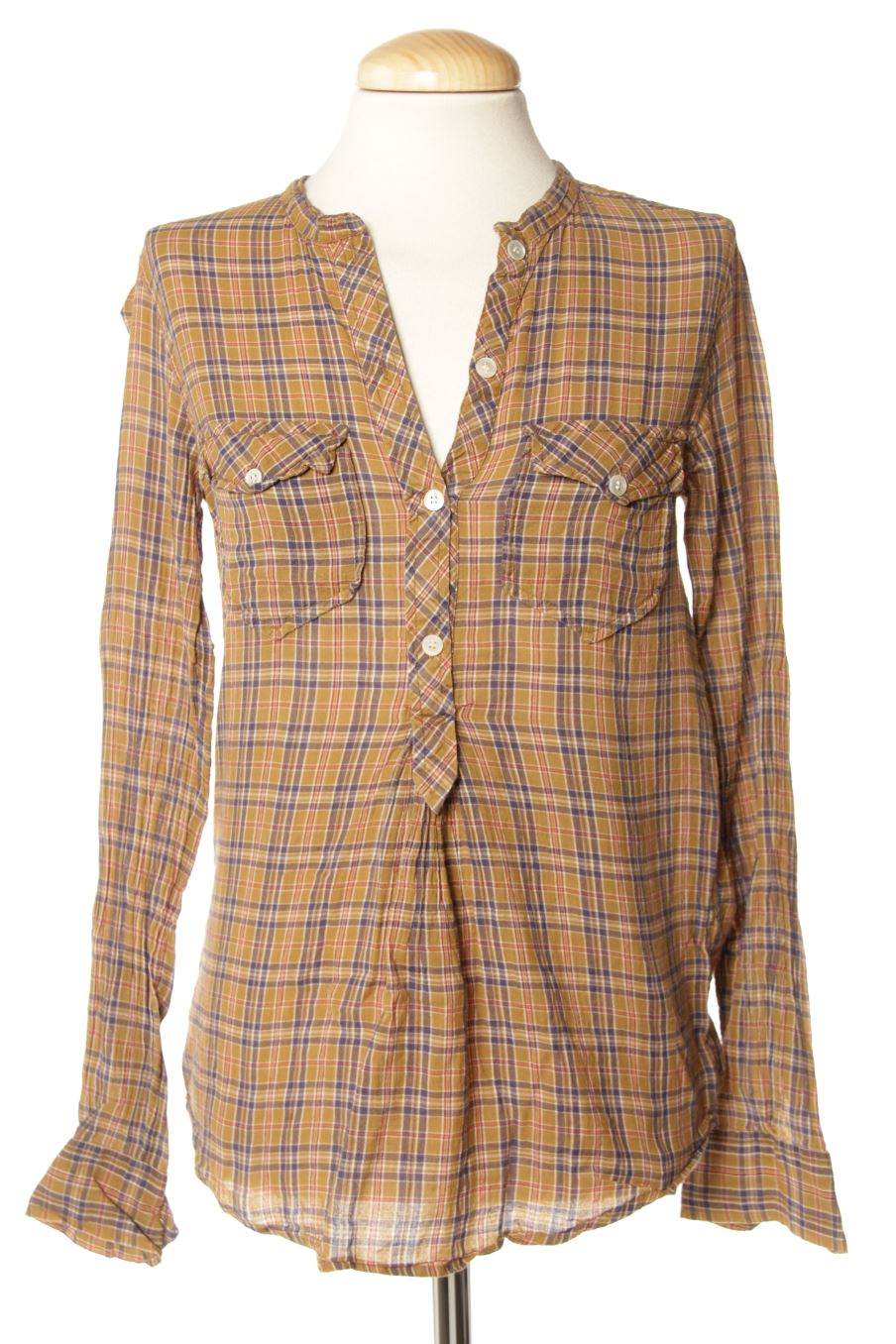 Chemise Laurence Dolige de la taille S, de couleur marron