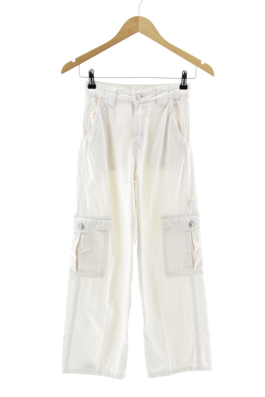 Jeans Mango de la taille XXS, de couleur blanc de denim