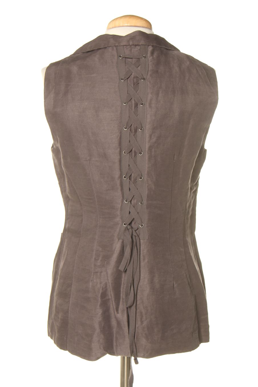 Boléro sans manches 1060 de la taille 38, de couleur gris