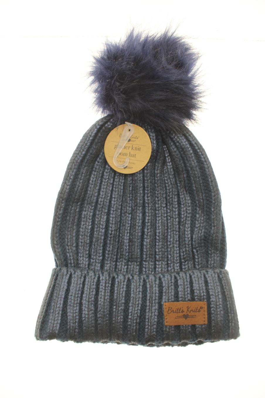 Berretto de Britt's Knits de la talla M, de color blu oltremare