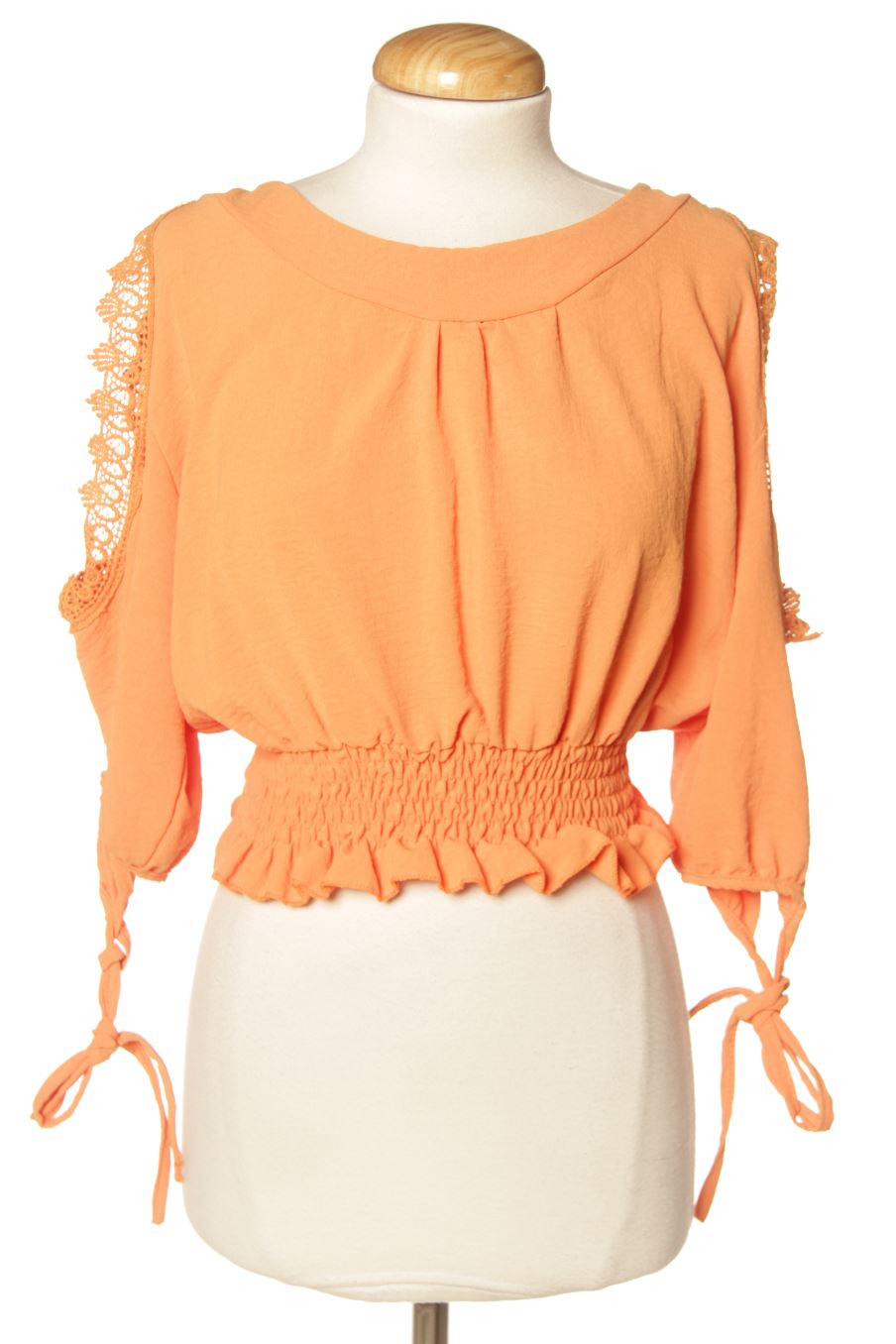 Blouse à manches courtes New collection de la taille M, de couleur orange