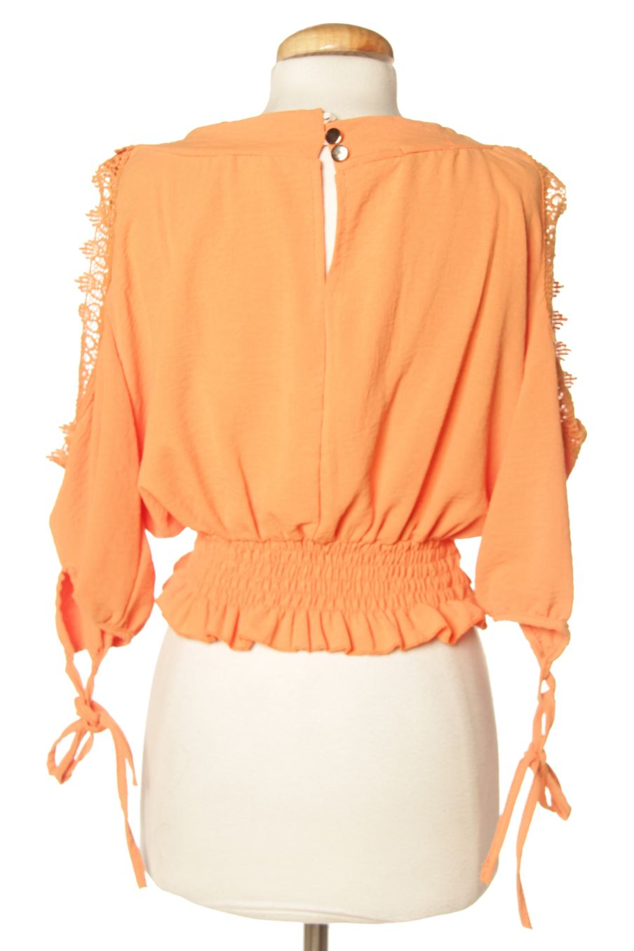 Blouse à manches courtes New collection de la taille M, de couleur orange