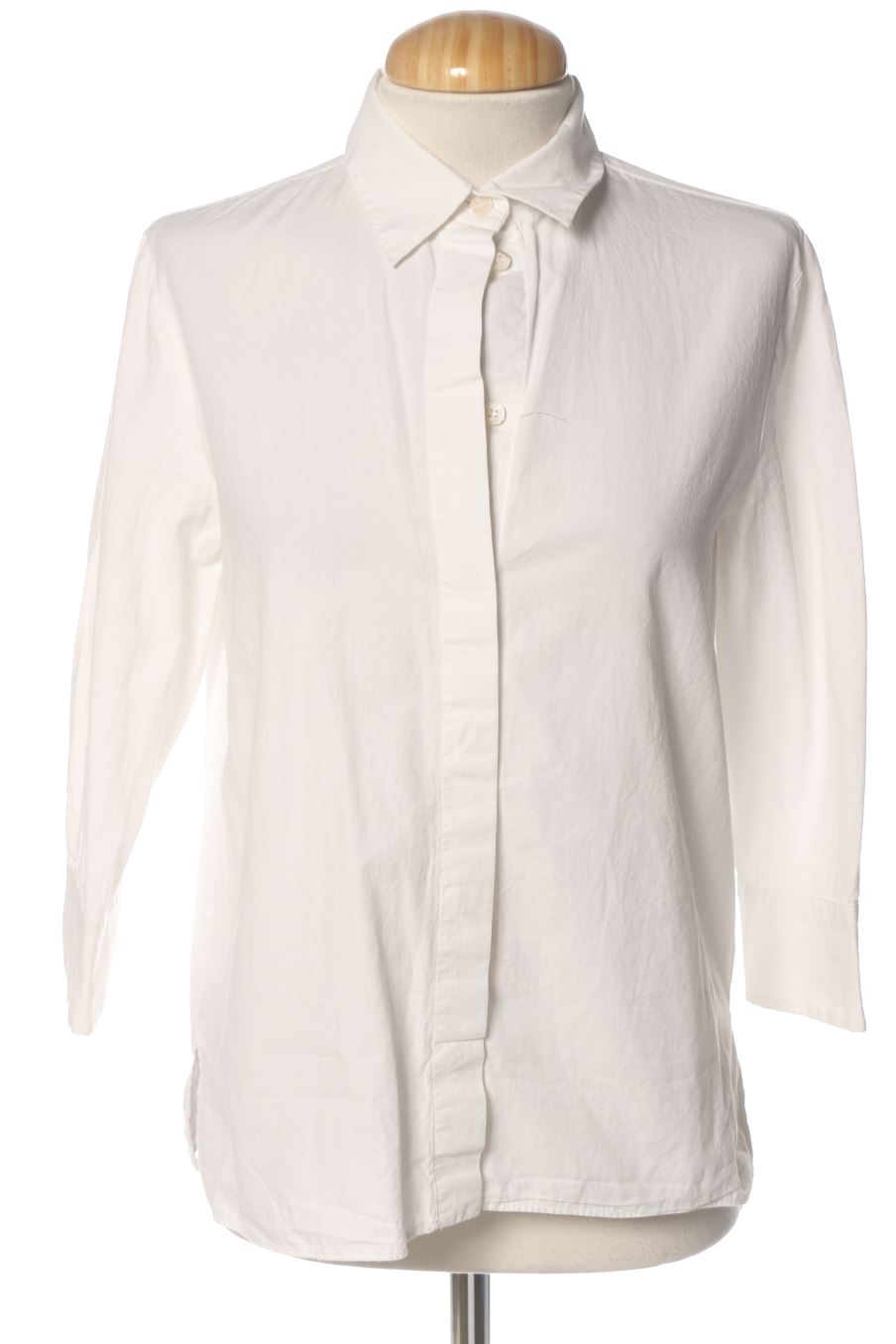Chemise Zara de la taille XS, de couleur blanc