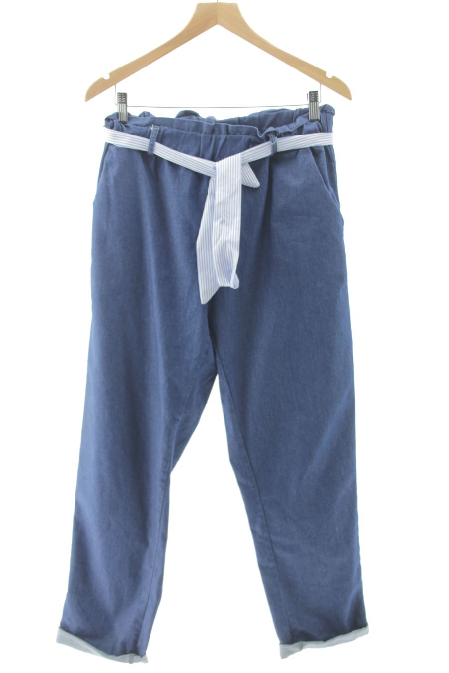 Hose von Made in italy Größe Einzelgröße, Farbe Blau, für