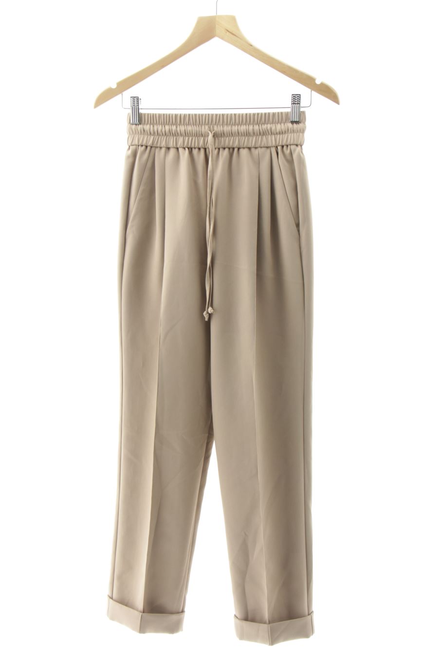 Pantalón Casual de MOE de la talla XS, de color beige