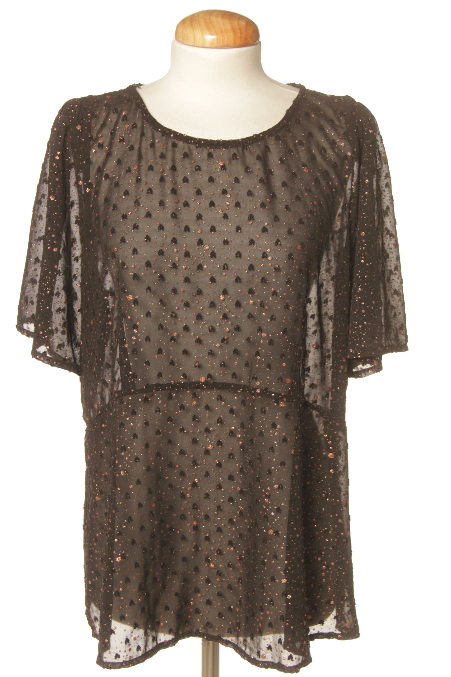 Blusa de manga corta de Elogy de la talla L, de color estampado