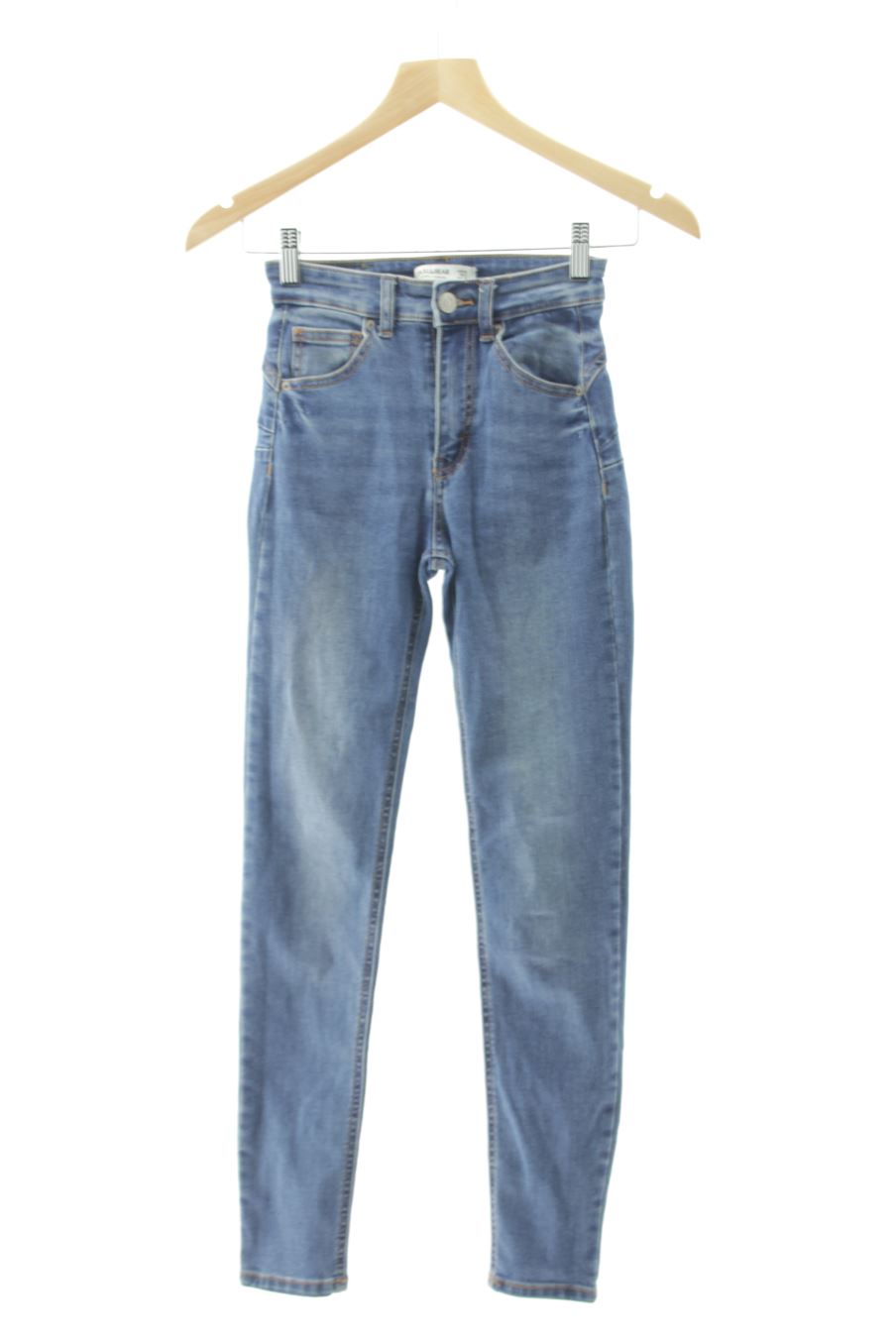 Jeans Pull & Bear de la taille 32, de couleur bleu de denim