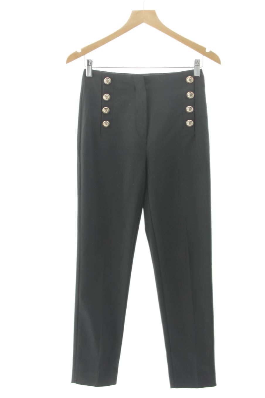 Pantalon Mango de la taille 34, de couleur noir