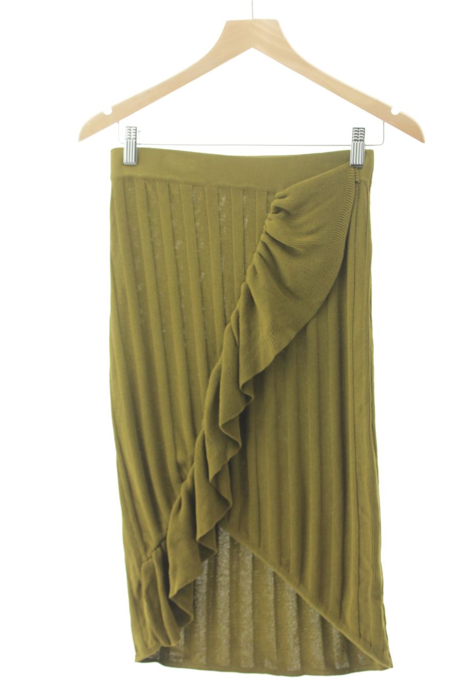 Jupe Uterqüe de la taille S, de couleur vert