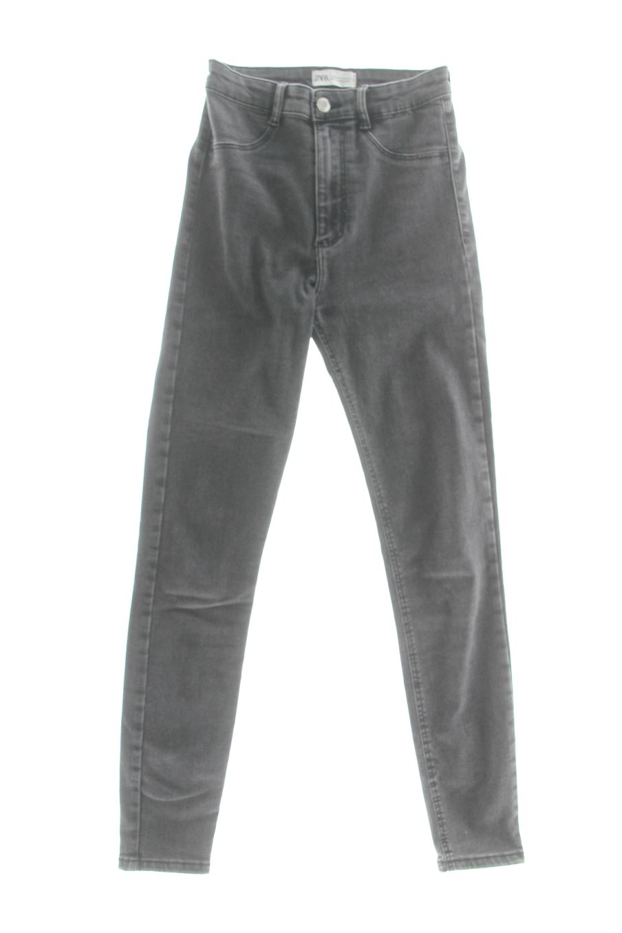 Vaqueros de Zara de la talla 34, de color negro de ropa vaquera