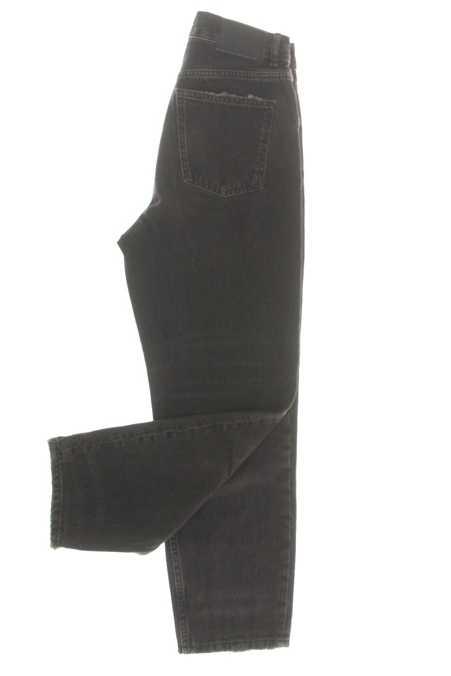Vaqueros de Zara de la talla 36, de color negro de ropa vaquera