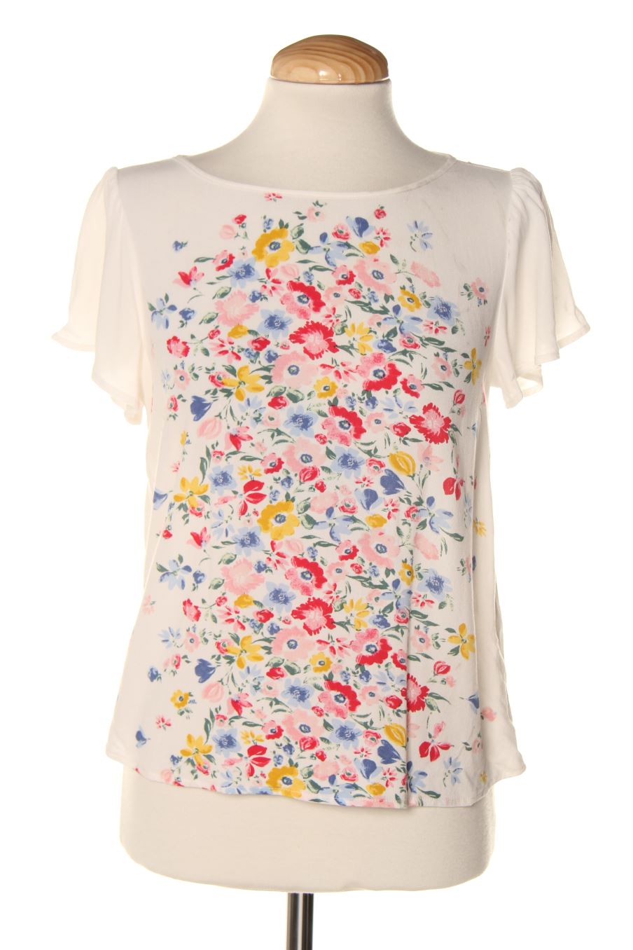 Kurzärmelige Bluse von Springfield Größe 34, Farbe Geblümt, für