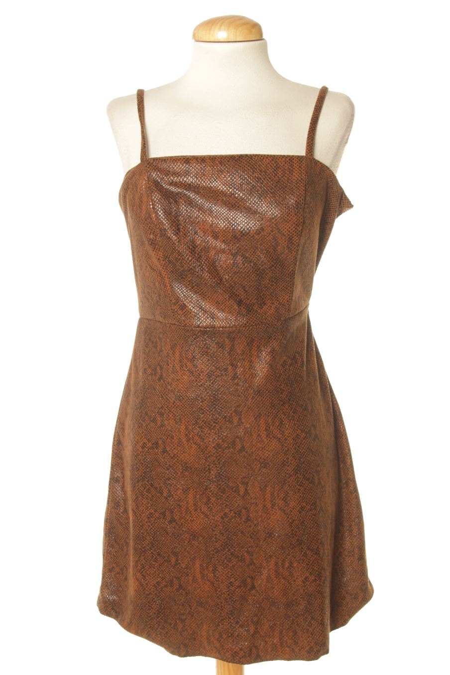 Vestido casual de Mango de la talla S, de color animal print de sintético