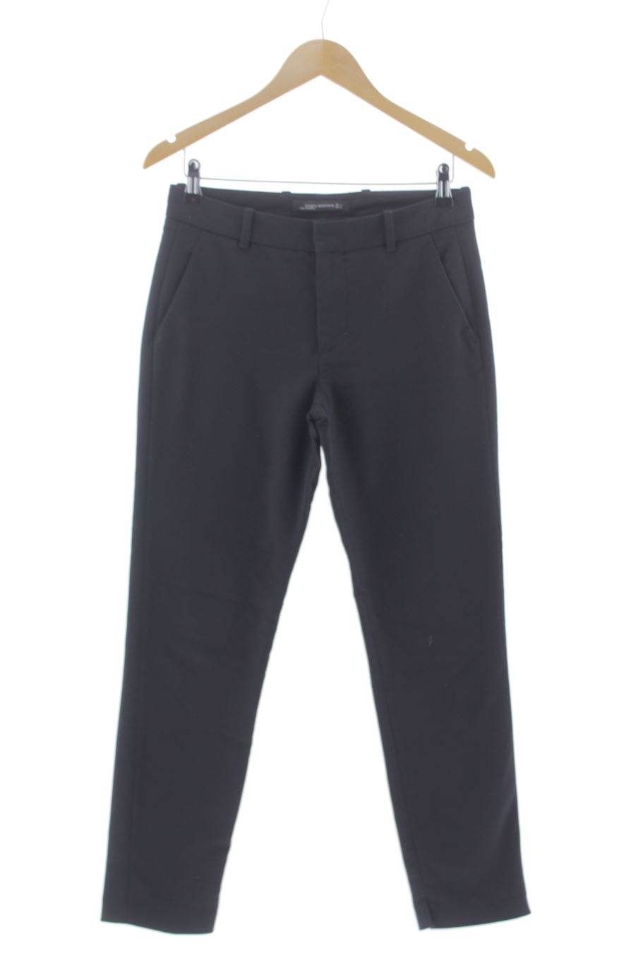 Pantalón de Zara de la talla S, de color negro