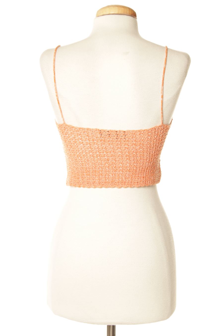 Top de Zara de la talla S, de color naranja