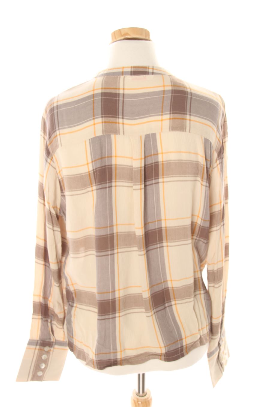 Blouse à manches longues Camaieu de la taille S, de couleur carreaux
