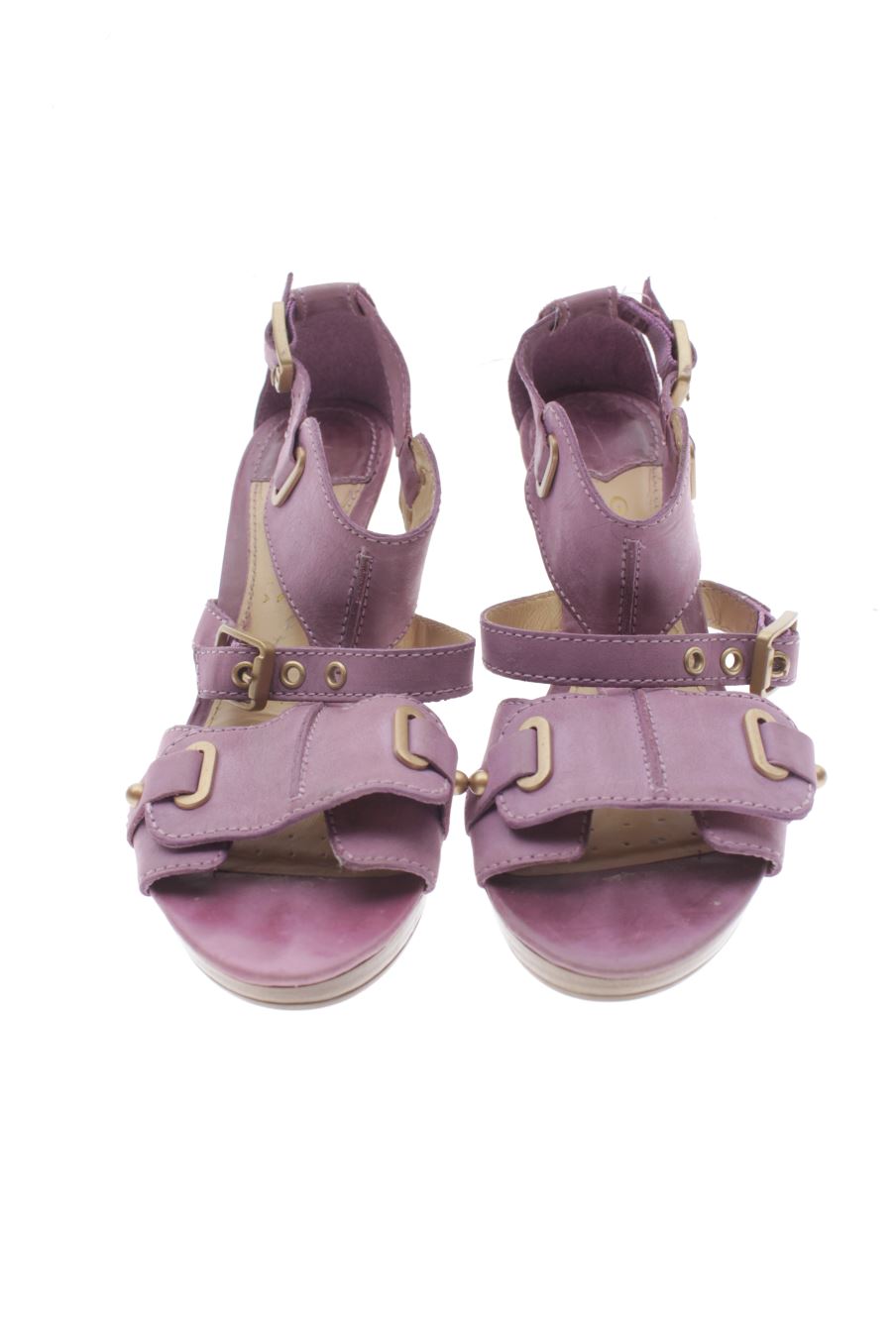 Plataformas de Geox de la talla 35, de color morado de