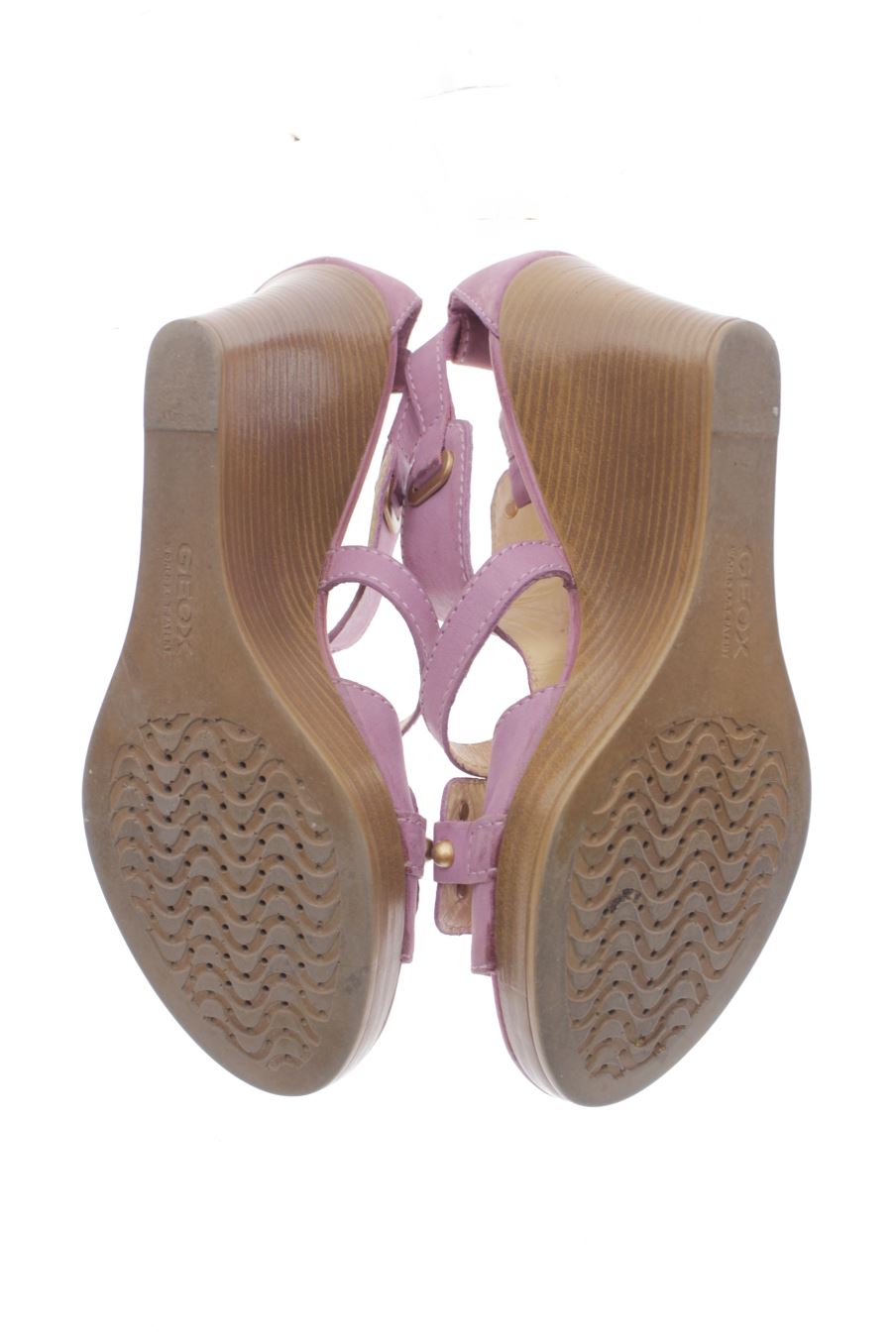 Plataformas de Geox de la talla 35, de color morado de