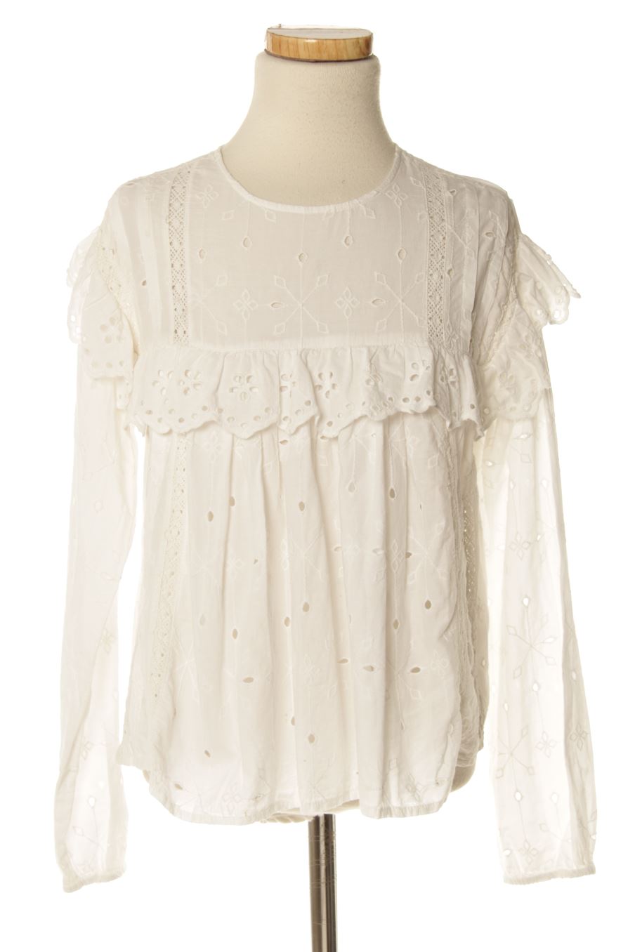 Blusa de manga larga de Zara de la talla 11 años de segunda mano