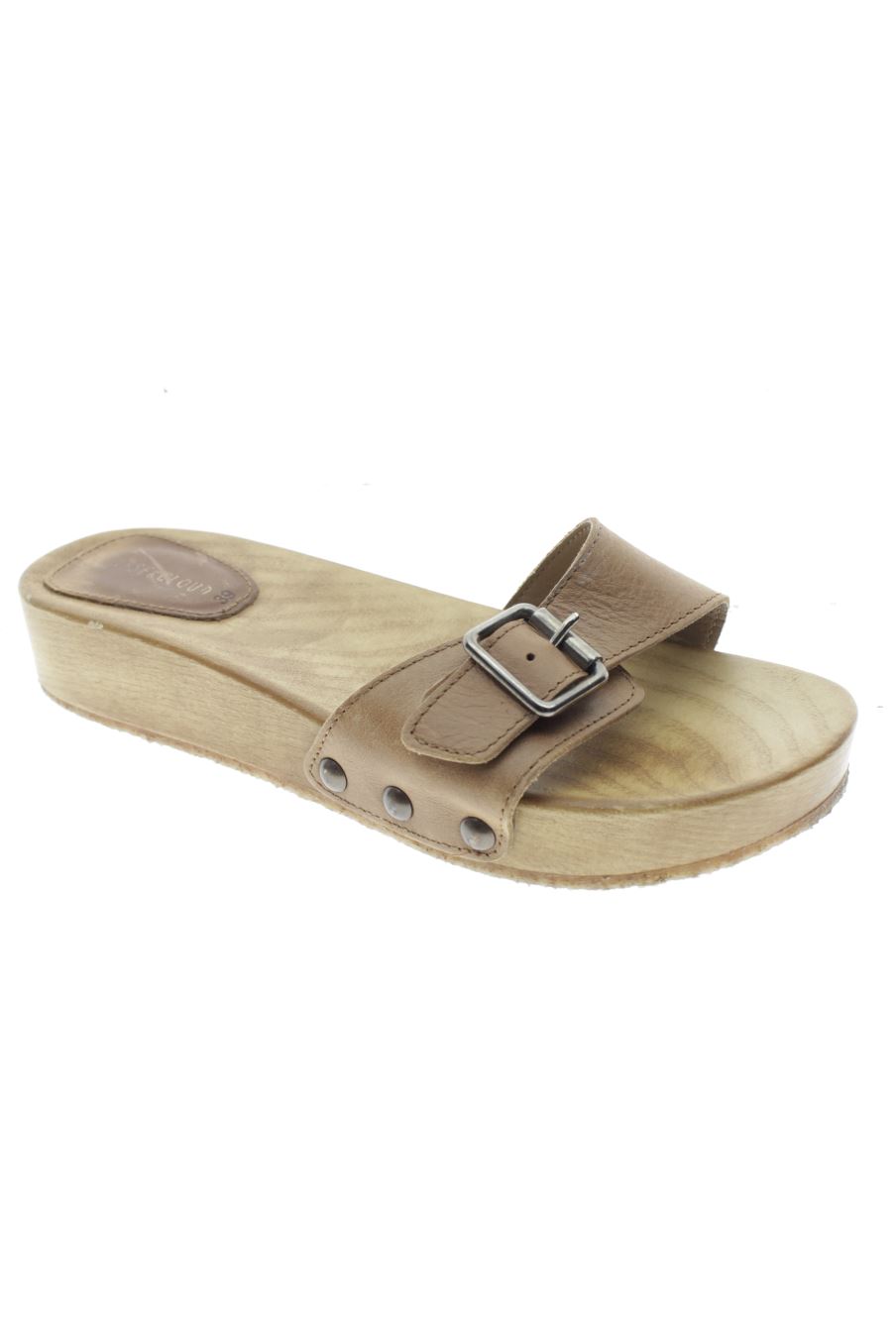 Sandalias planas de MUSSE&CLOUD de la talla 39, de color marrón de