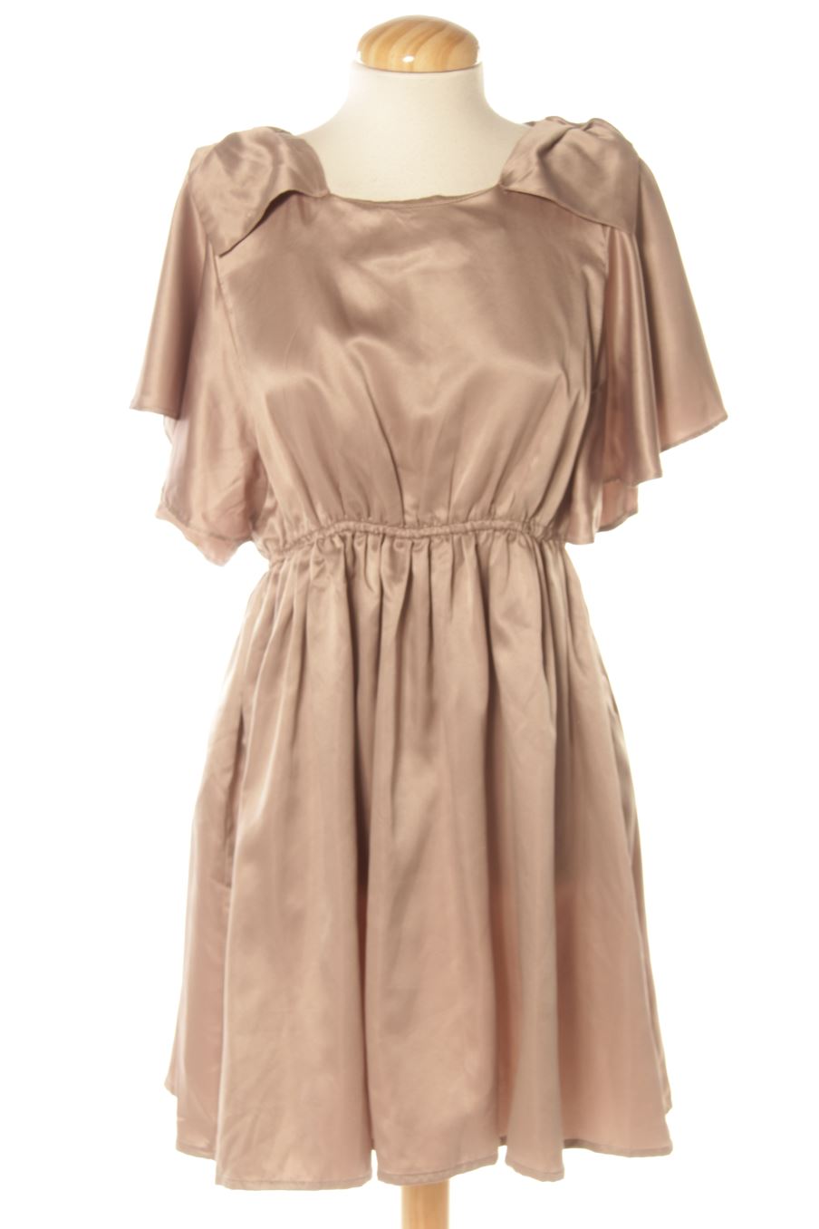 Einfaches Kleid von pepaloves Größe S, Farbe Beige, für