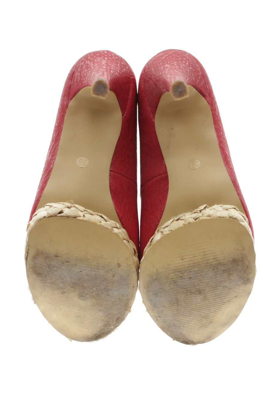 Zapatos de tacon de Best shoes de la talla 39, de color rojo de