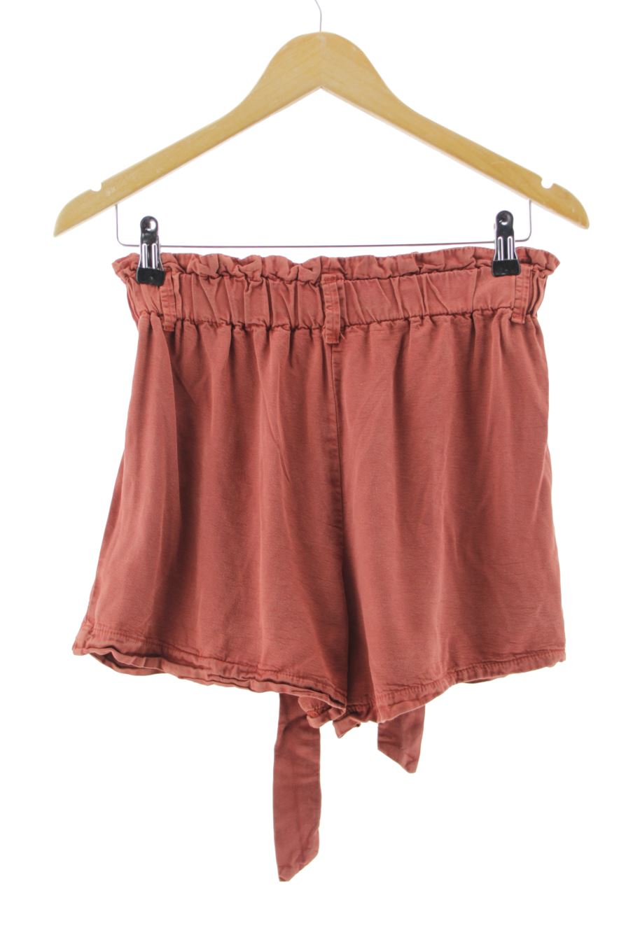 Pantalones cortos de Stradivarius de la talla S, de color marrón