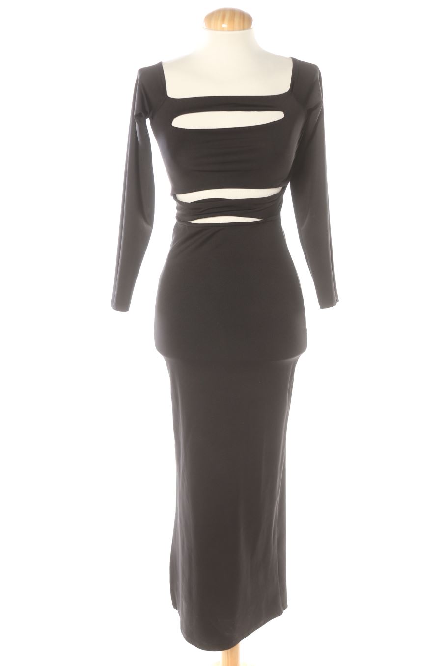Vestido casual de Bershka de la talla S, de color negro
