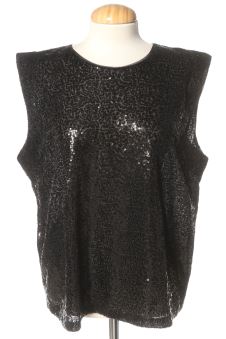 Blusa de manga corta L Mango