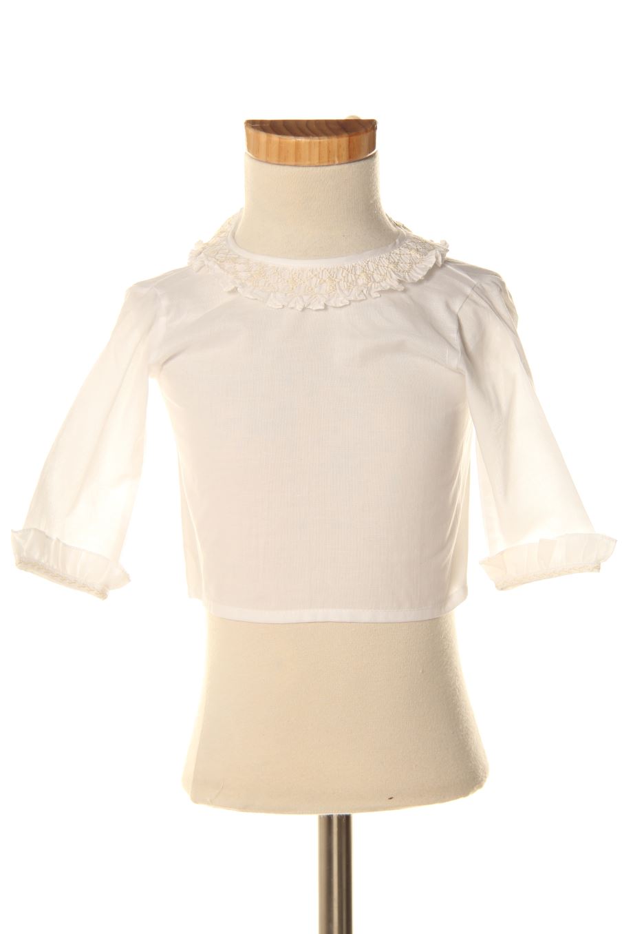 Blouse à manches longues Neck & Neck de la taille 3 mois avec une étiquette