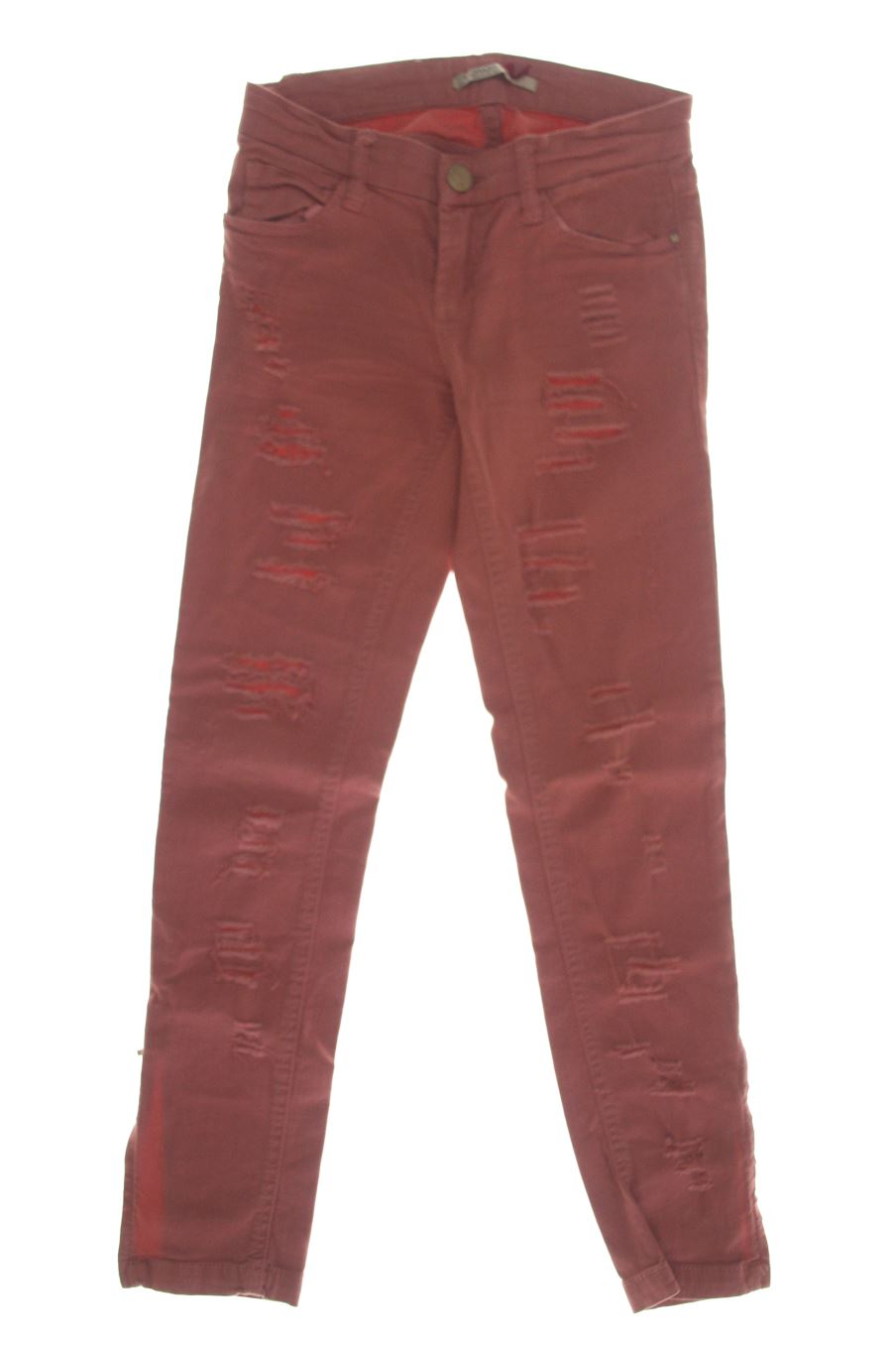 Jeans Stradivarius de la taille 34, de couleur marron de denim