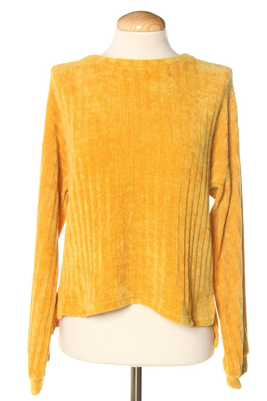 Pull Bershka de la taille S de couleur moutarde