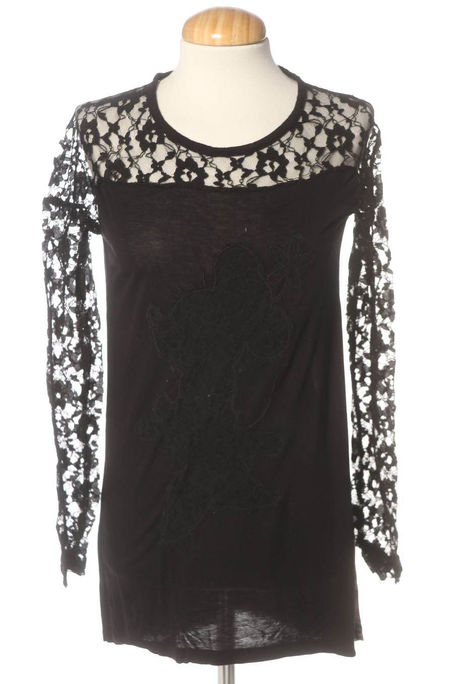 Blusa de manga larga de Desigual de la talla XL, de color negro