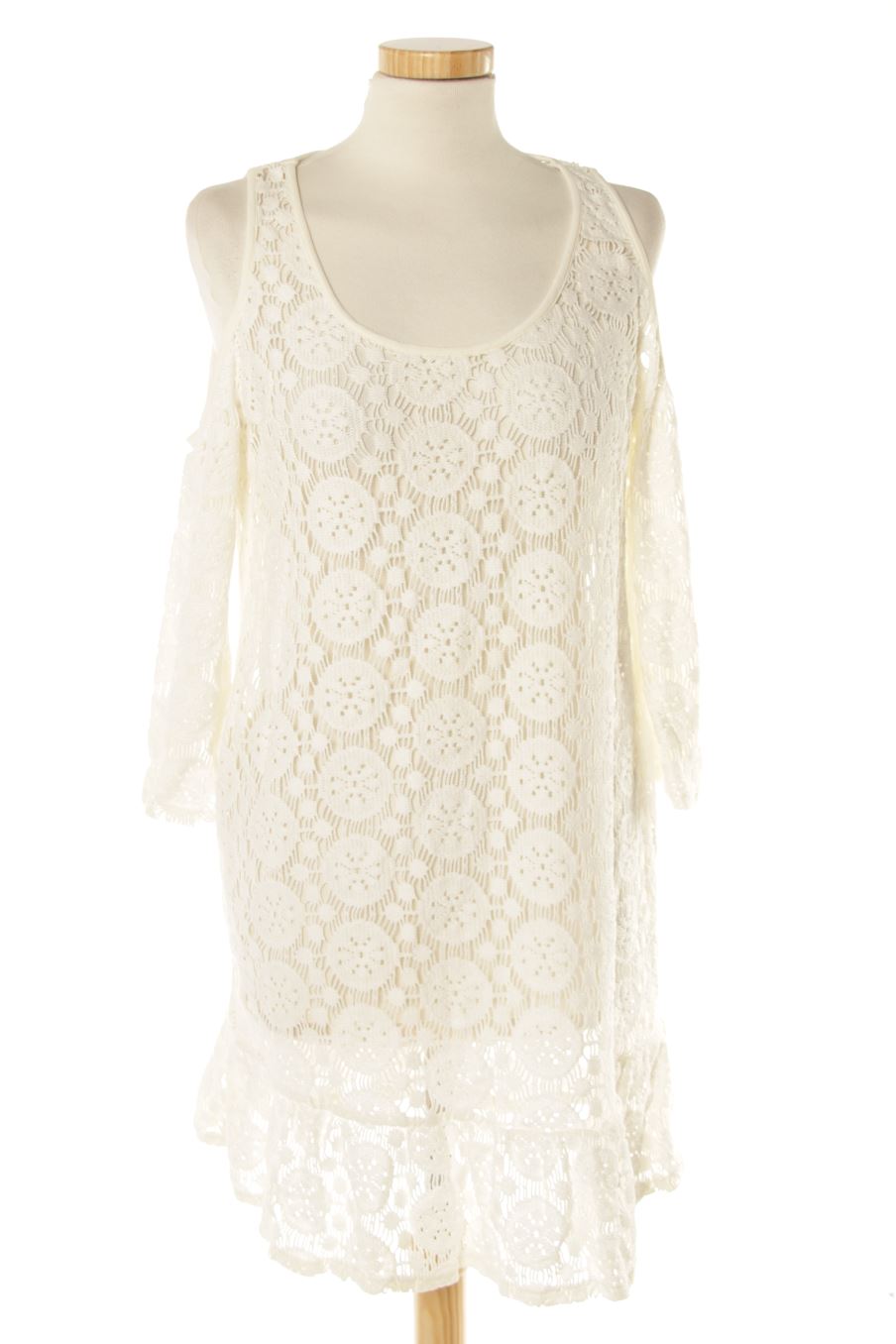 Robe casual Calzedonia de la taille L, de couleur beige