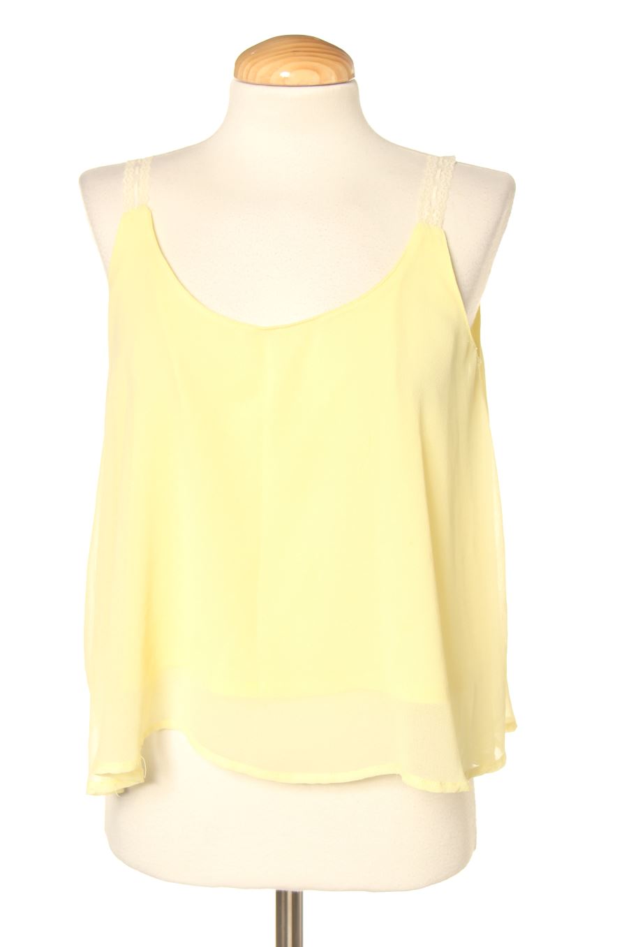 Top de PERCENTIL de la talla M, de color amarillo