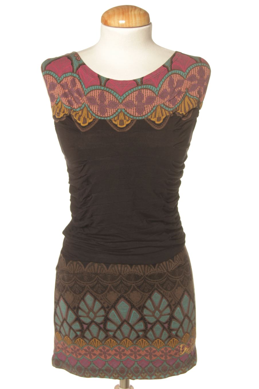 Einfaches Kleid von Desigual Größe XS, Farbe Schwarz, für