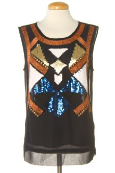 Camisa sin mangas L Desigual