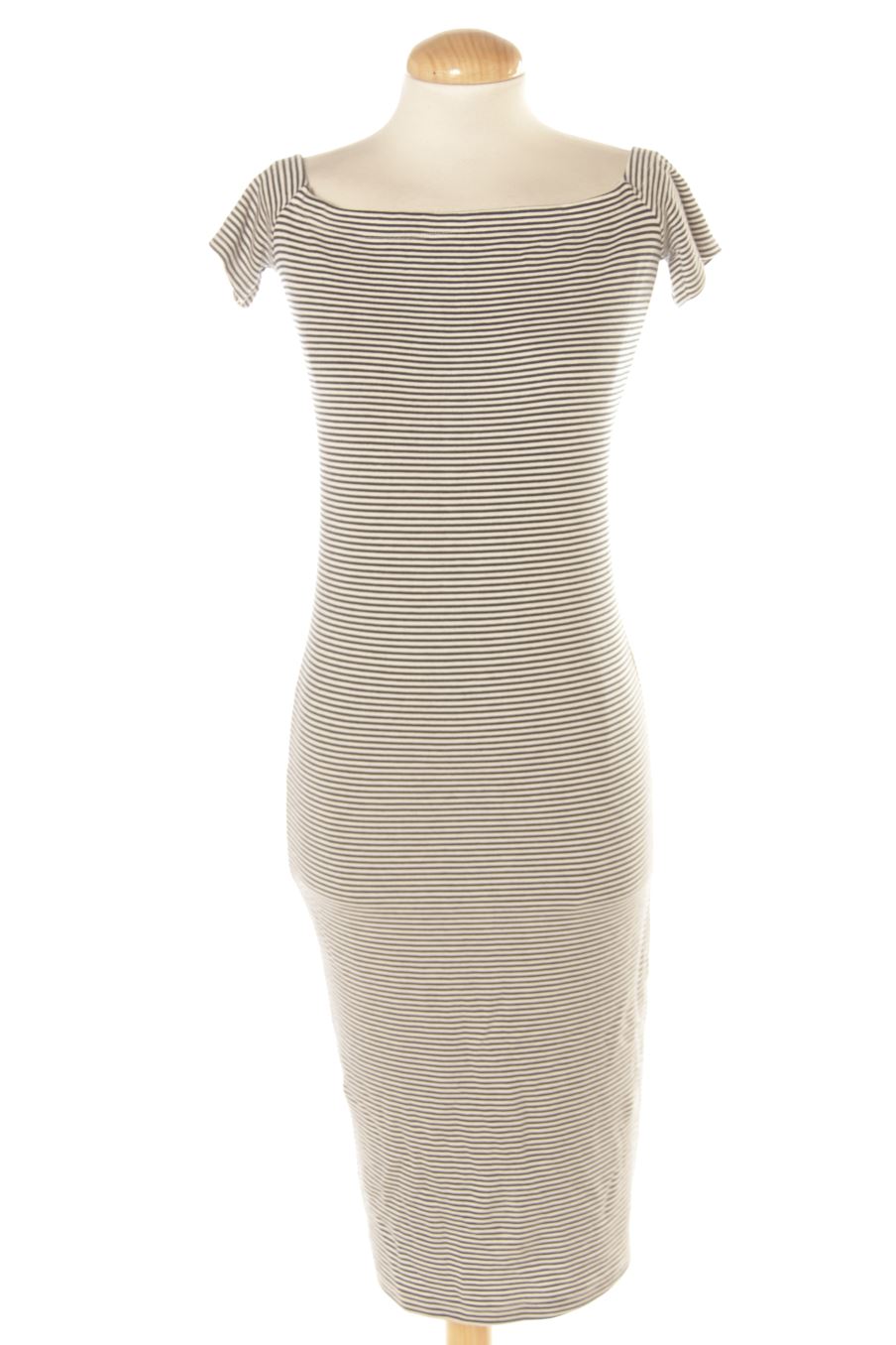 Robe casual Bershka de la taille M, de couleur rayures