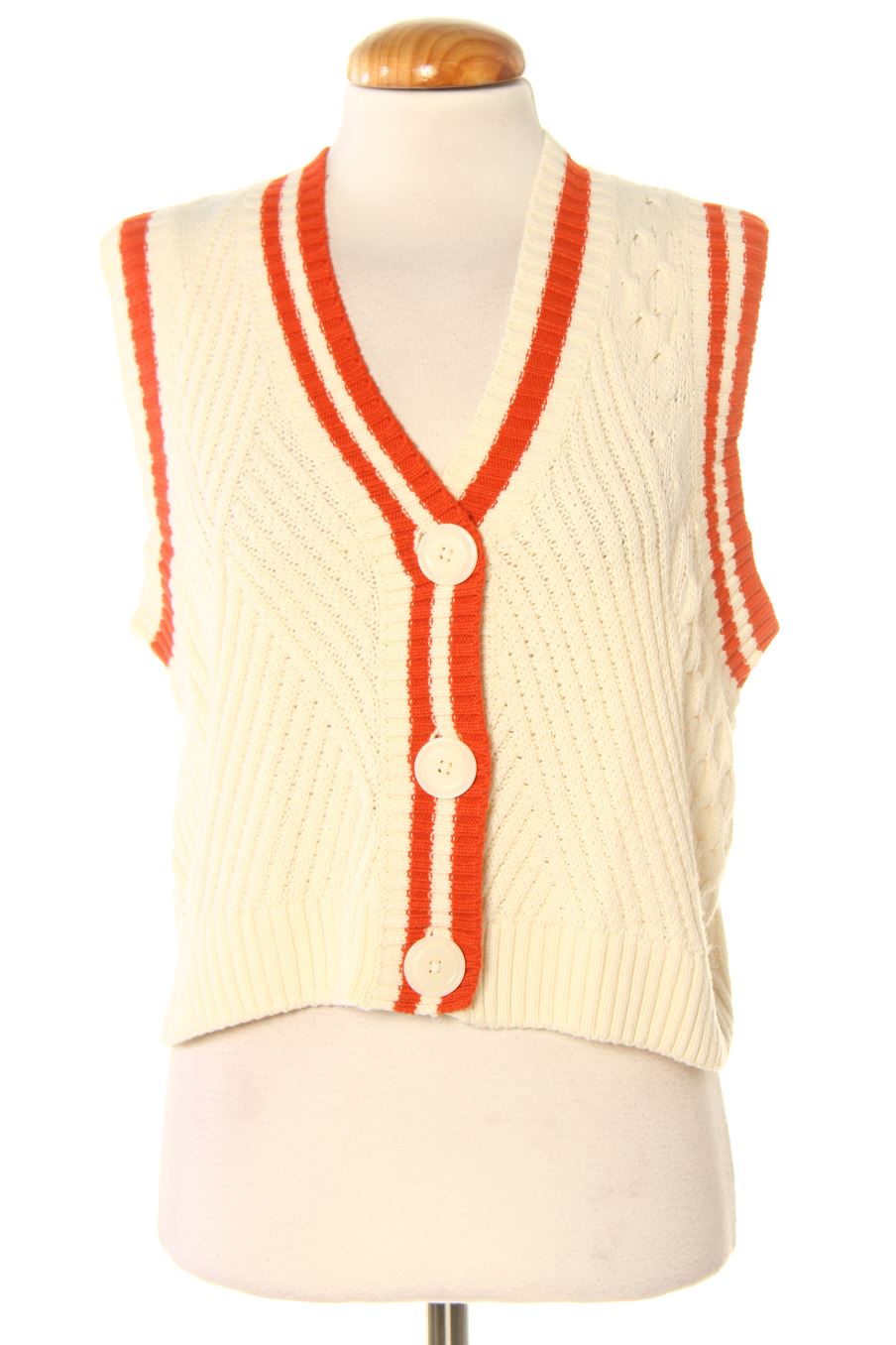 Pull Noisy may de la taille XS, de couleur beige