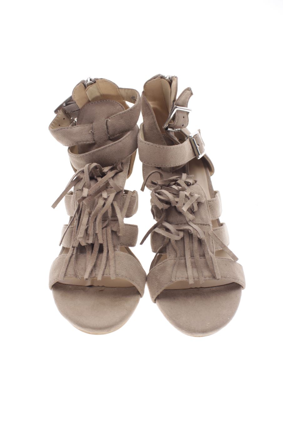Sandalias tacon de Tolentino de la talla 38, de color marrón de
