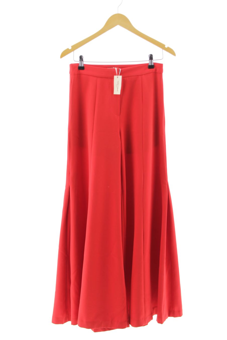 Pantalones de Teria Yabar de la talla M, de color rojo