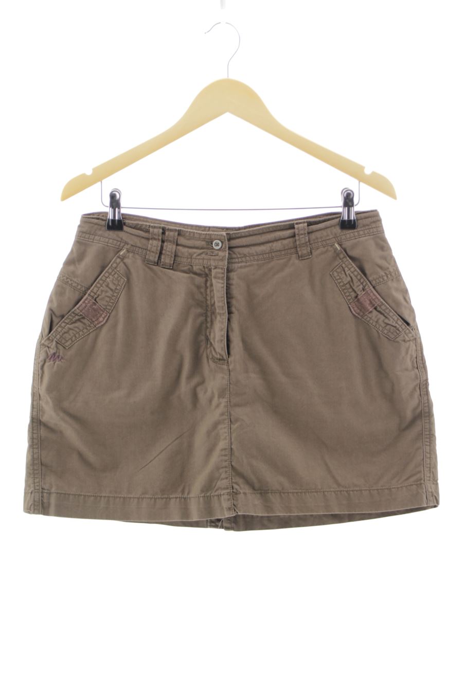 Pantalones cortos de Quechua (DECATHLON) de la talla 42, de color marrón