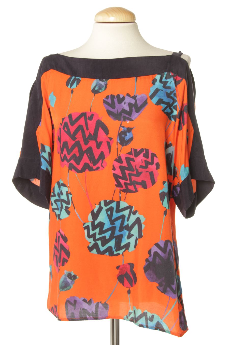 Blusa de manga corta de One step de la talla 40, de color estampado