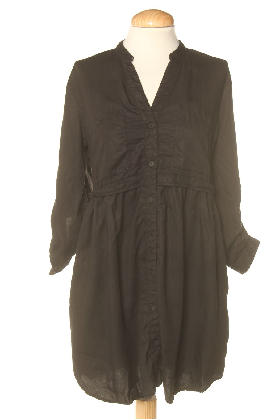 Vestido casual de Zara de la talla XS, de color negro