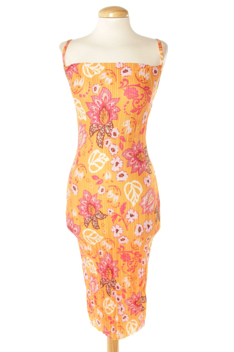 Robe casual Boohoo de la taille 38, de couleur orange