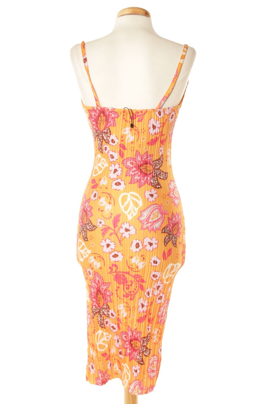 Robe casual Boohoo de la taille 38, de couleur orange