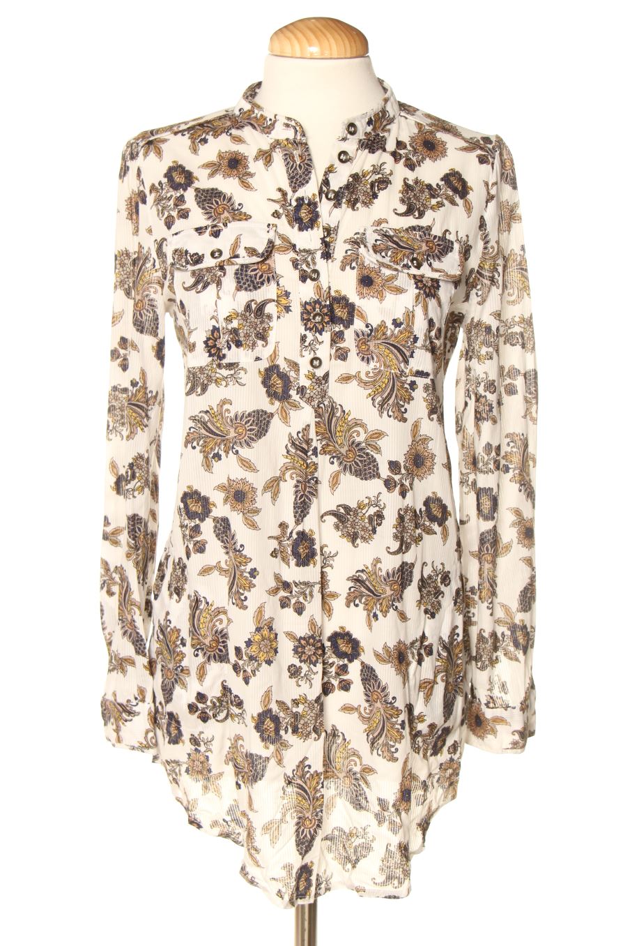 Blouse à manches longues Cortefiel de la taille S, de couleur imprimés