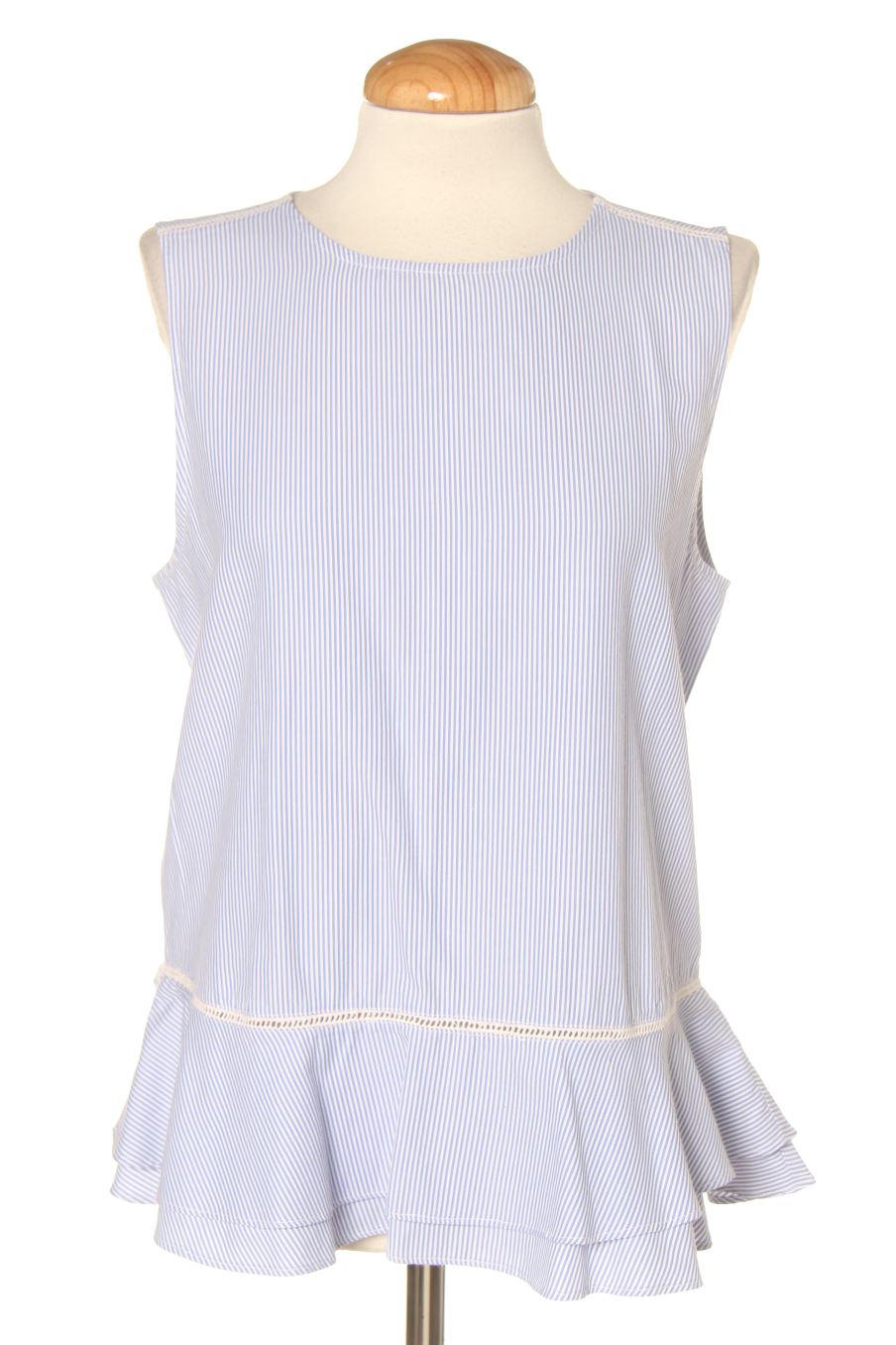 Aufwändiges Top von Mango Größe M, Farbe Gestreift, für